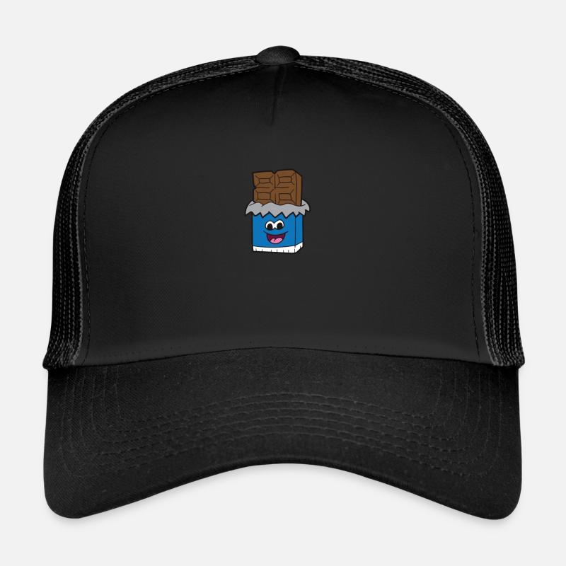 Chocolate Lover Tablettes de chocolat au lait Casquette trucker 