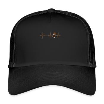 Chocolate Lover Chocolate Milk Chocolate Bars - Trucker Cap - black/black - Front