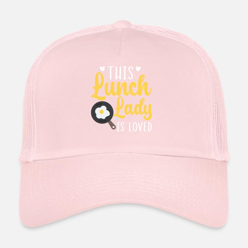This Lunch Lady Is Loved Cafeteria Worker Cook Trucker Cap