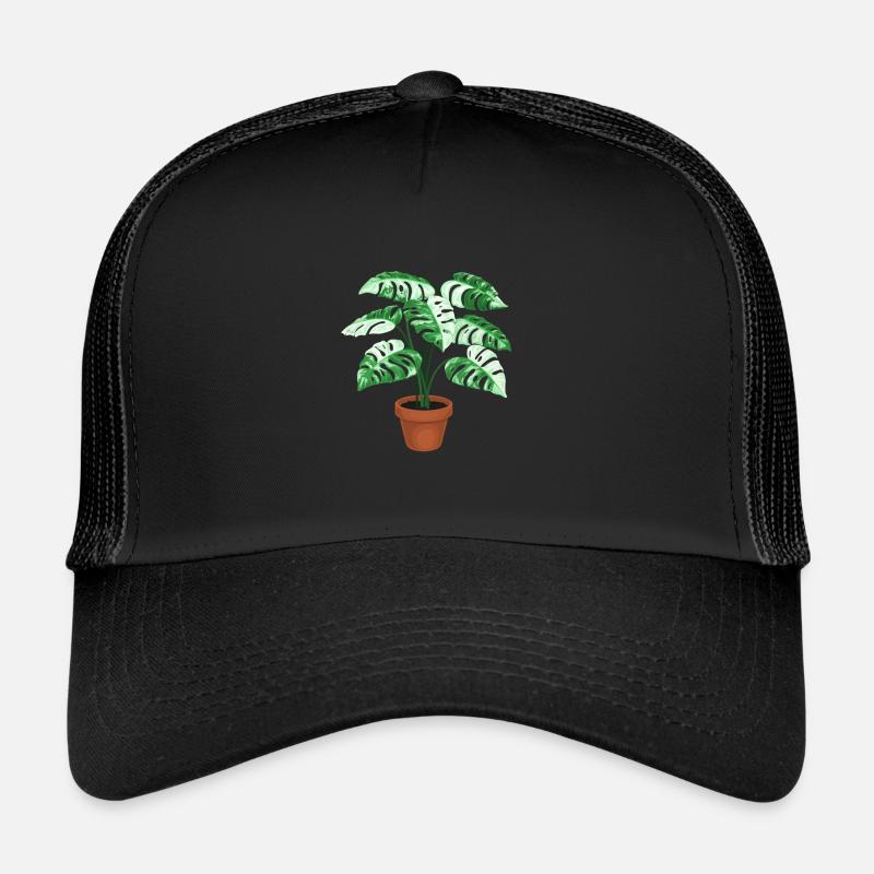 Monstera panaché Casquette trucker 