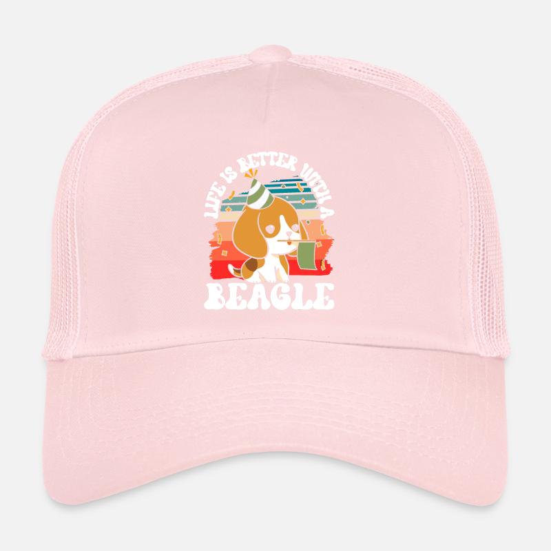 Das Leben Ist Besser Mit Einem Beagle Beagles Trucker Cap