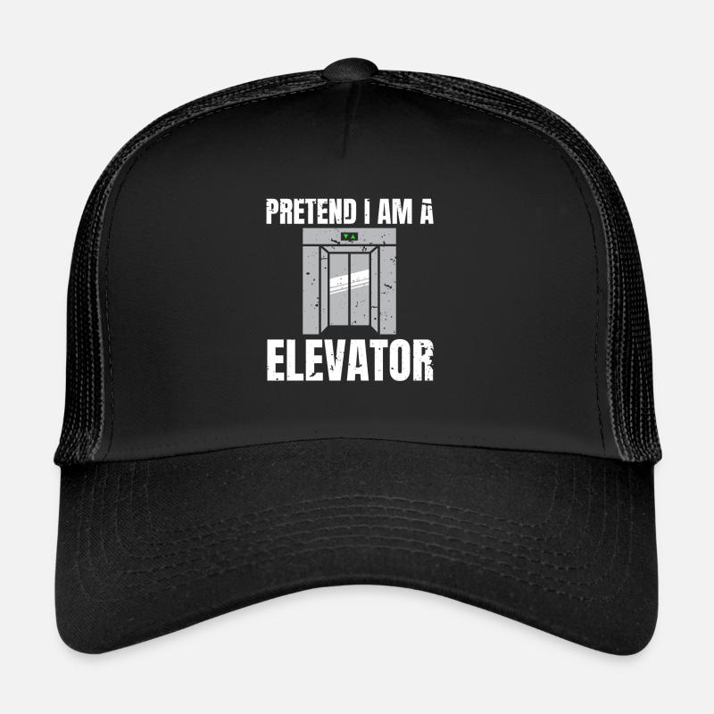 Faites semblant d’être une chemise d’ascenseur Casquette trucker 