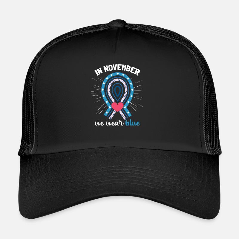 Mois de la sensibilisation au diabète Casquette trucker 