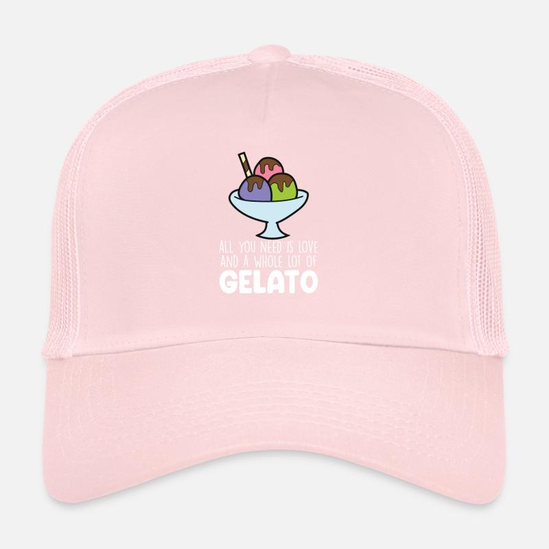 Citation amusante de crème glacée Casquette trucker 