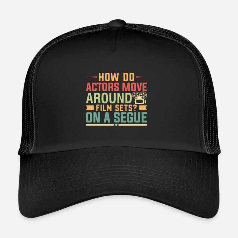 Comment les acteurs se déplacent-ils sur les plateaux de tournage ? Casquette trucker 