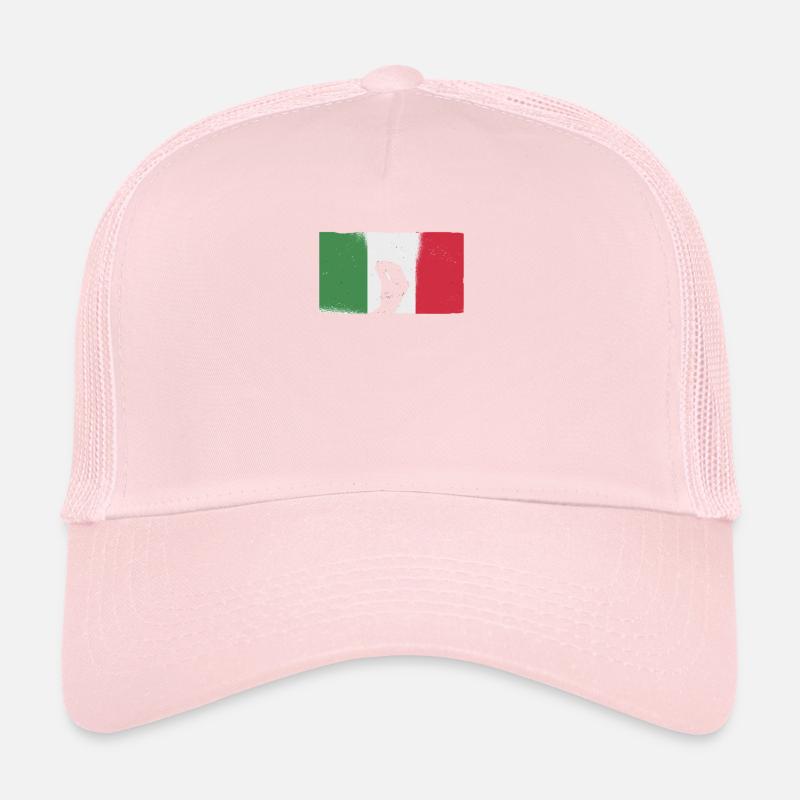 Geste de la main italienne Capisci | Drapeau italien Casquette trucker 