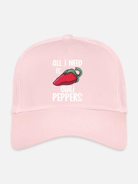 Piment - Casquette trucker  - rose pâle - Devant
