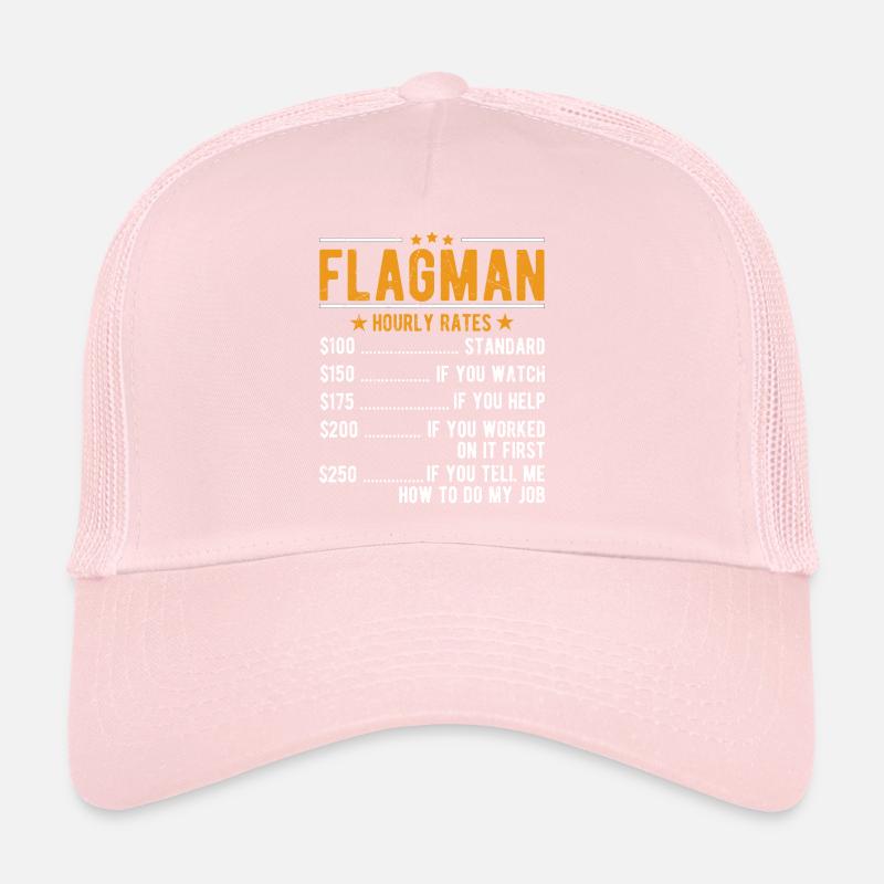 Flagman Hourly Wage Trucker Cap