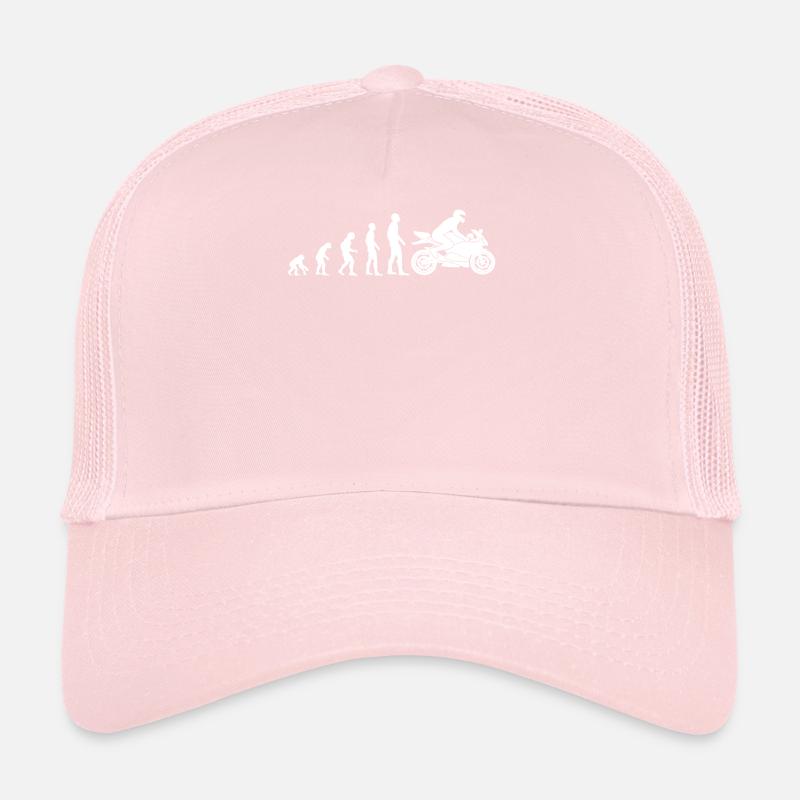 Cadeau moto Motorcyclist Funny Evolution Casquette trucker 
