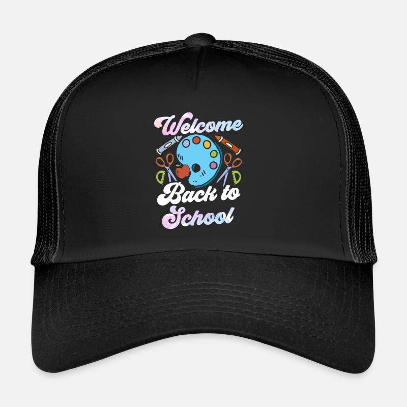 Willkommen Zurück In Der Schule Schulstart Lehrer Trucker Cap