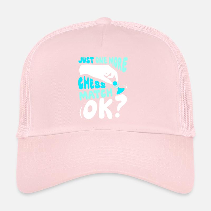 Un seul jeu d’échecs de plus ok Club d’échecs Casquette trucker 
