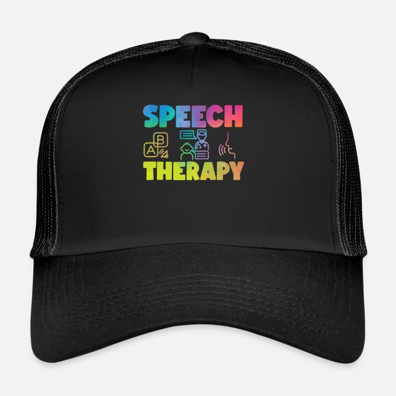 Speech Therapist Therapy Assistant Trucker Cap