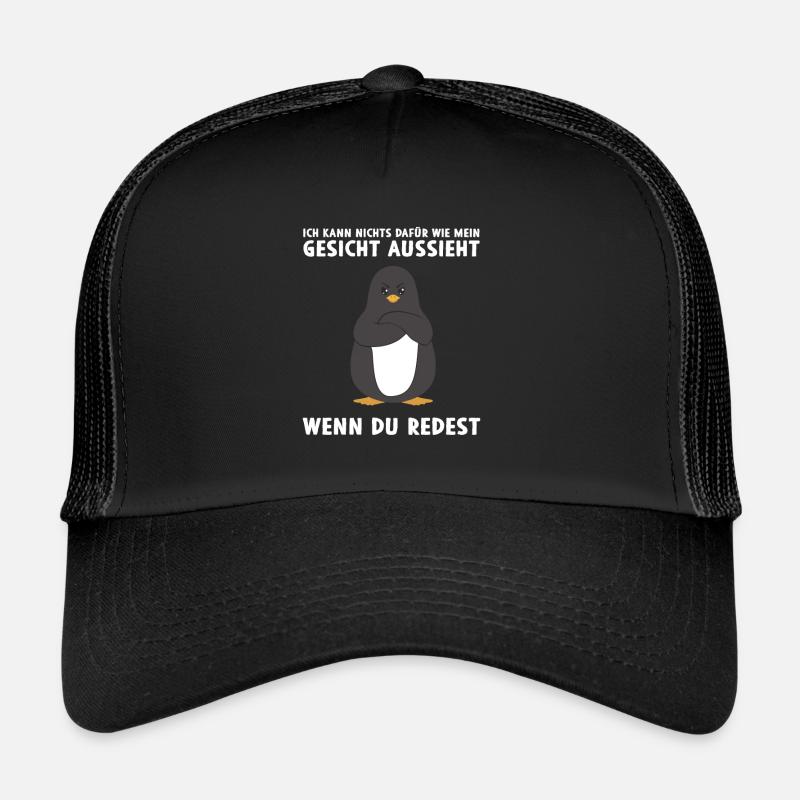 Kann nichts dafür wie mein Gesicht aussieht Trucker Cap