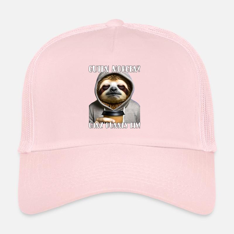 Guten Morgen? Ganz dünnes Eis! Lustiger Spruch Trucker Cap