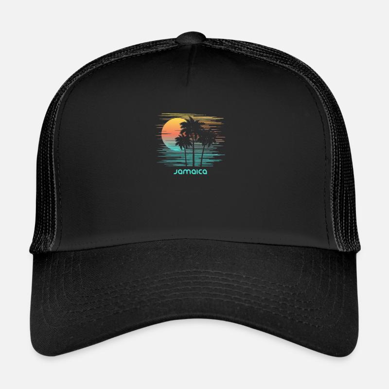 Jamaïque Vacances souvenirs élégantes Casquette trucker 