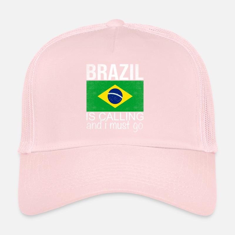 Brazil Quote Trucker Cap