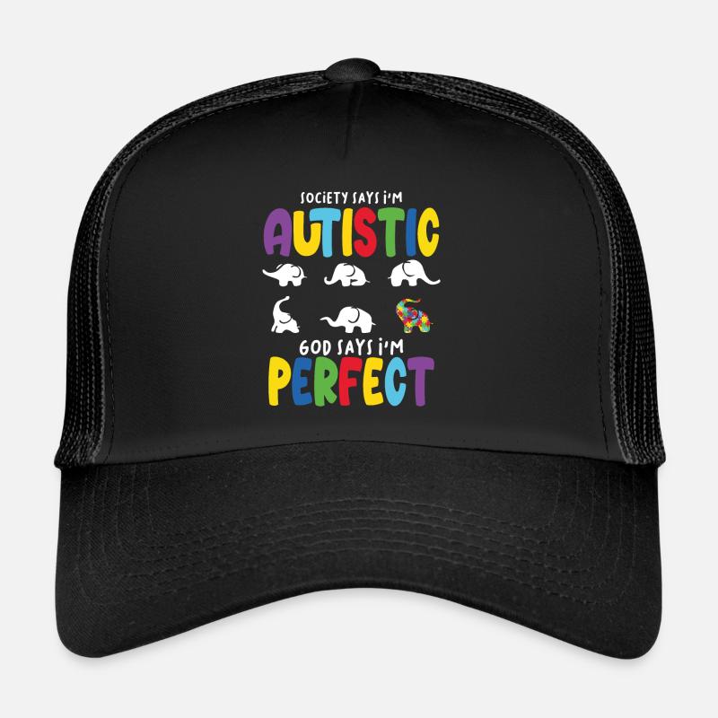 Autism Special Education Awareness Movement Gesc Trucker Cap