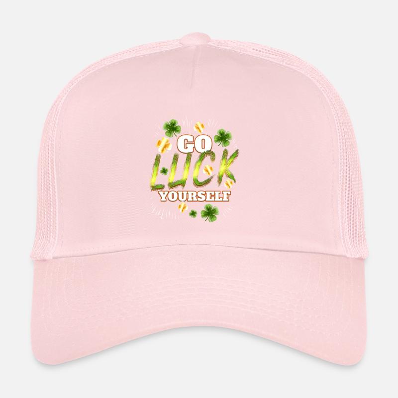 Shamrock Go Luck Yourself On St Patricks Day Trucker Cap