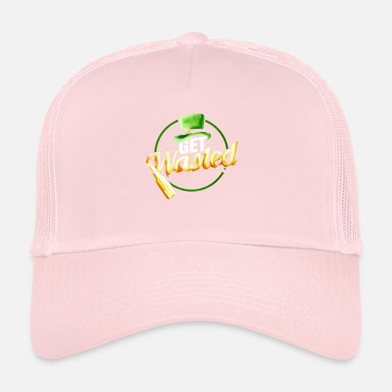 Leprechauns Hat GetWasted With Beer On St Trucker Cap