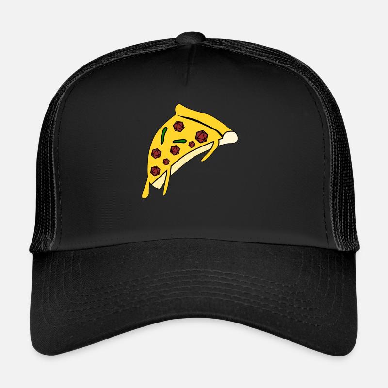 RPG D20 Cube Pizza Tabletop Trucker Cap