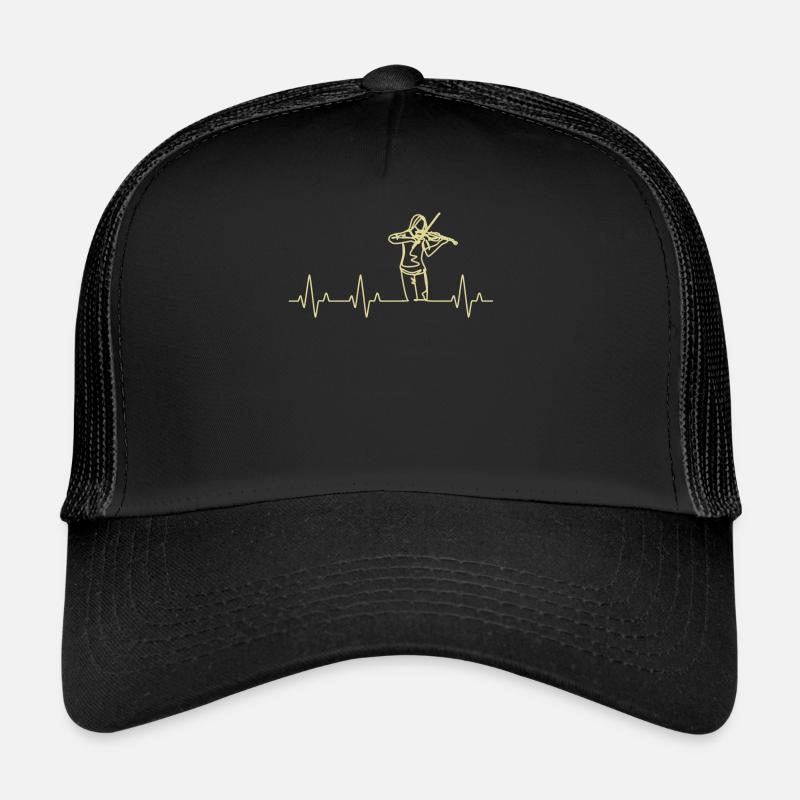 Violin Violinist Violinist - Trucker Cap - black/black