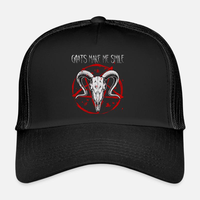Satanist Baphomet Satanismus Trucker Cap