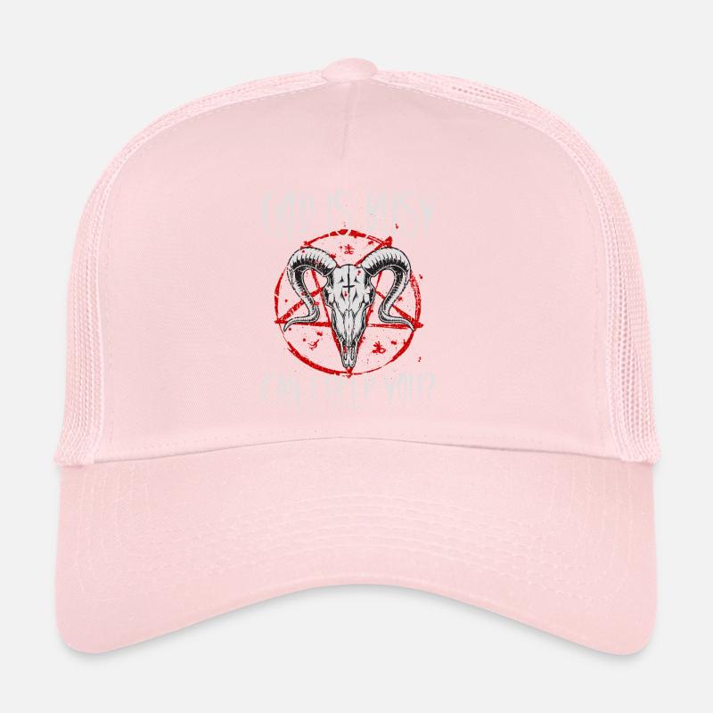 Satanist Baphomet Satanismus Trucker Cap
