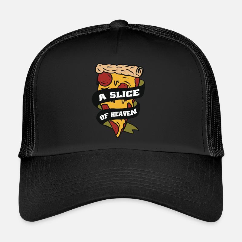 Une tranche de Heaven Pizza Nourriture grasse préférée Casquette trucker 