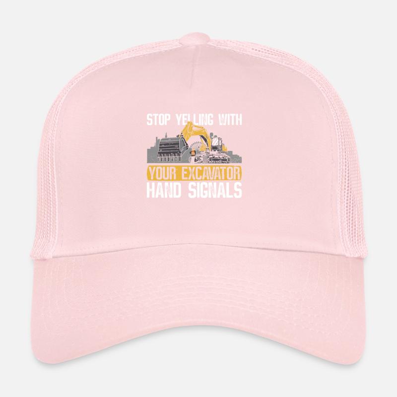 Bagger Baggerbau Baggerfahrer Sandbagger Casquette trucker 