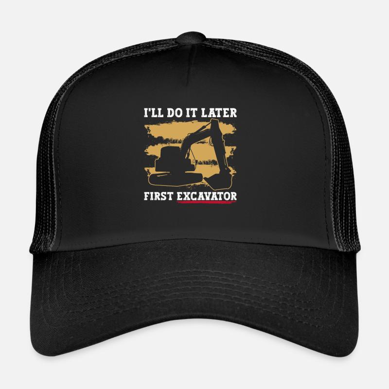 Baggerbau Baggerfahrer Bagger Casquette trucker 