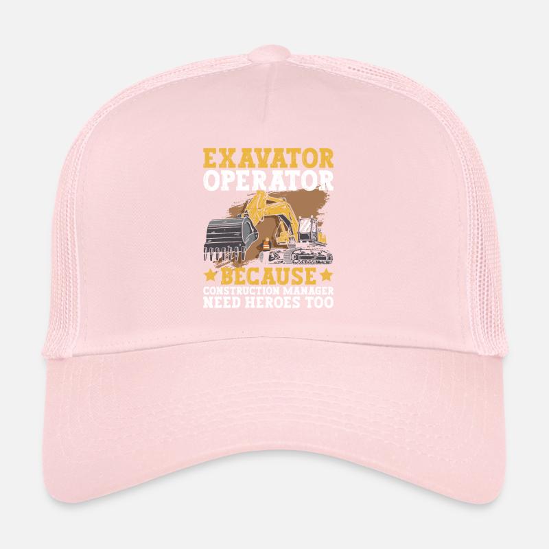 Baggerlader Bagger Casquette trucker 