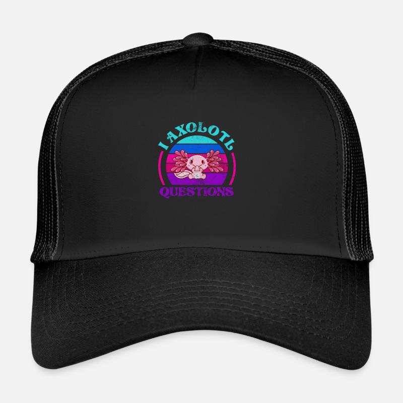 Axolotl Wassertier Wasser Geschenk Trucker Cap