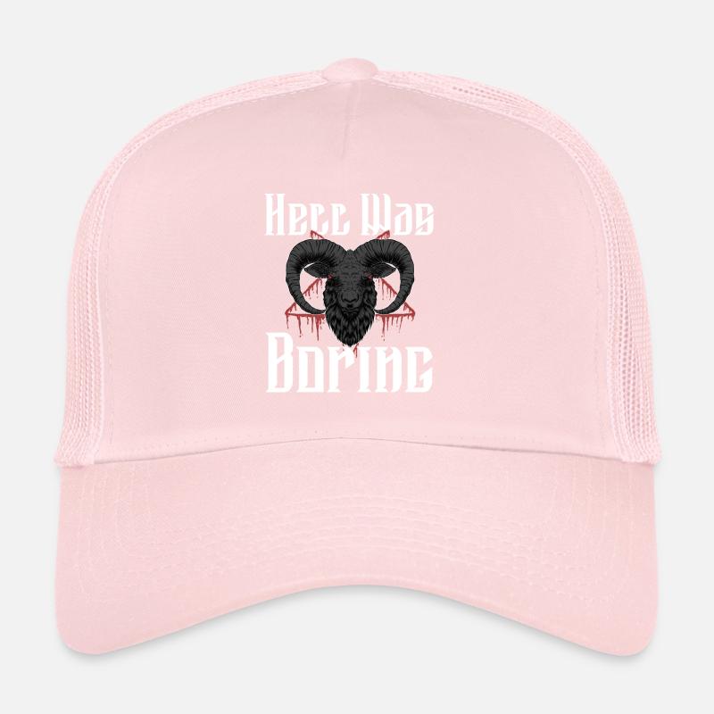 Satan Beelzebub Devil Gothic Pentagram Mystical Trucker Cap
