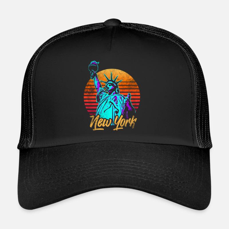 Statue de la Liberté de New York Casquette trucker 