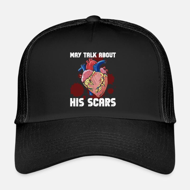 Herzoperation Herz OP Herztransplantation Trucker Cap