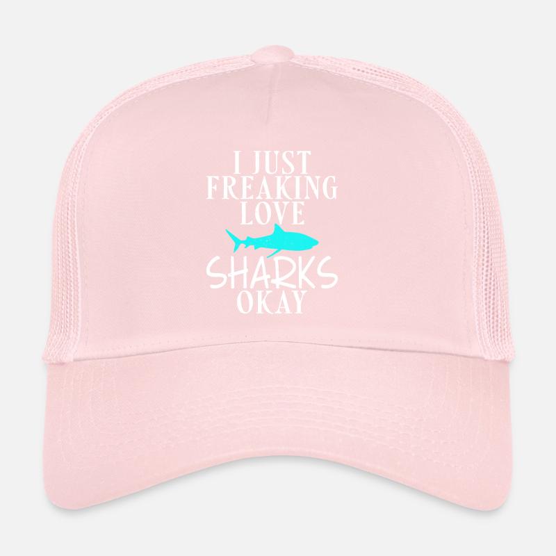 Cadeau de requin Amoureux des requins Casquette trucker 