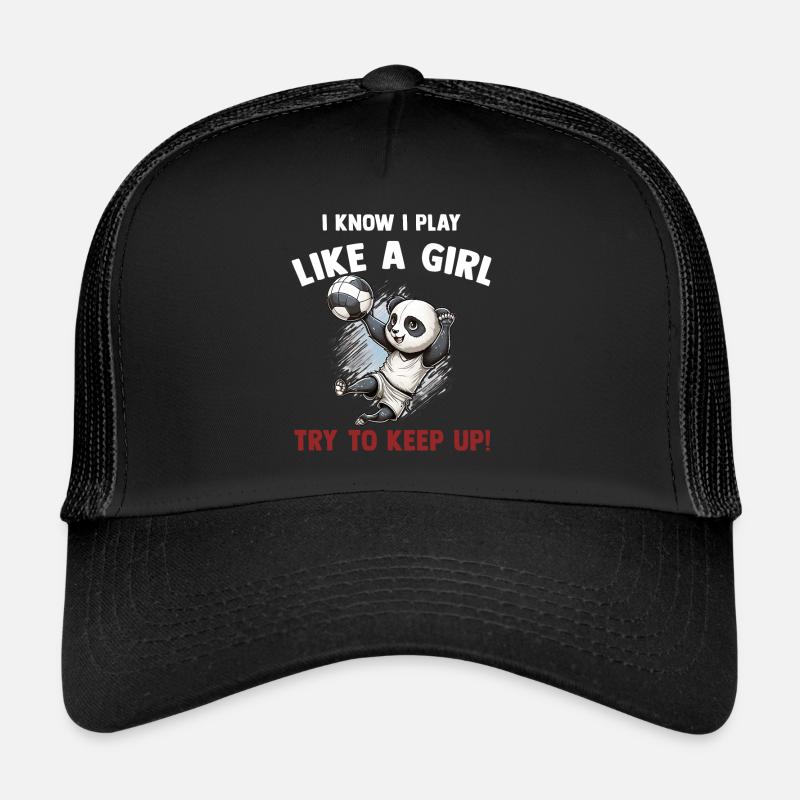 Ich weiß, ich spiele wie ein Mädchen - versuch Trucker Cap