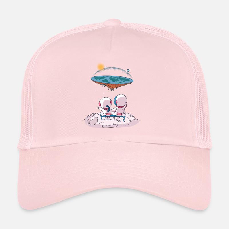 The earth is flat Trucker Cap