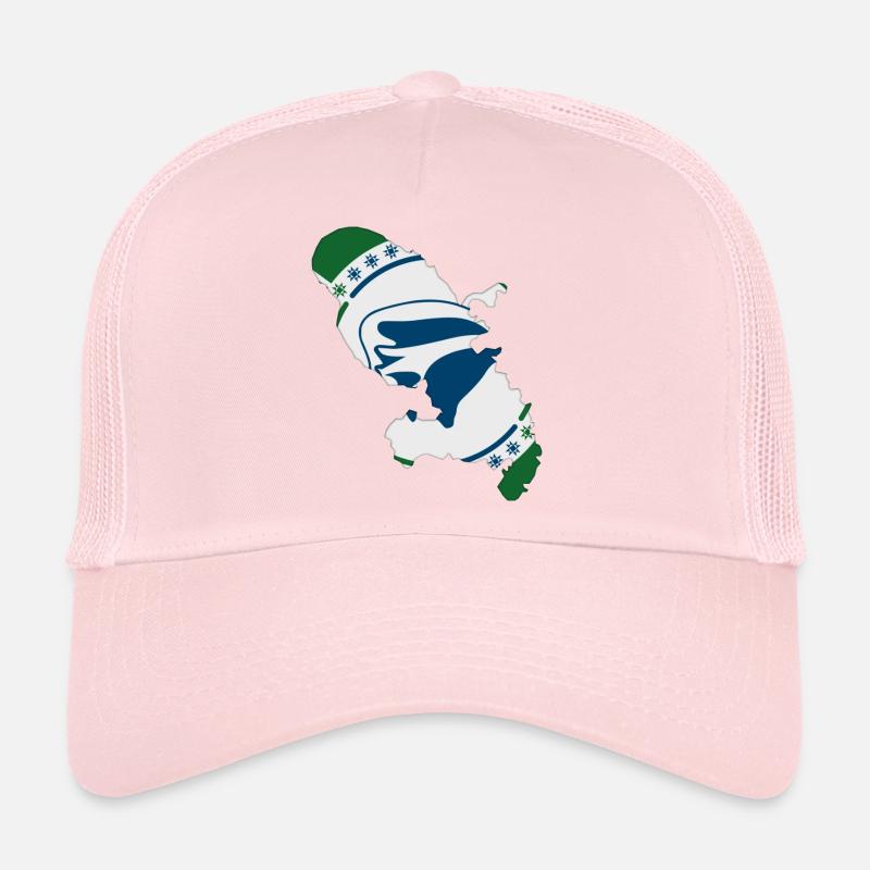 Carte de la Martinique Casquette trucker 