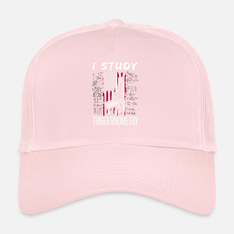 J’étudie Triggernometry Gunner Weapon Gun Lover Casquette trucker 