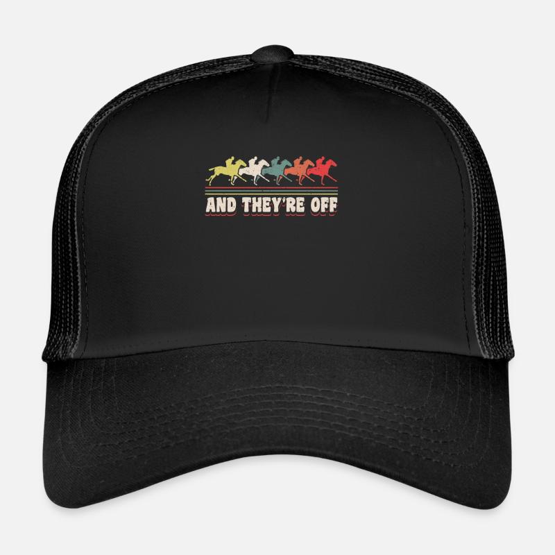 Et ils sont hors cadeau de chemise de course de chevaux Casquette trucker 