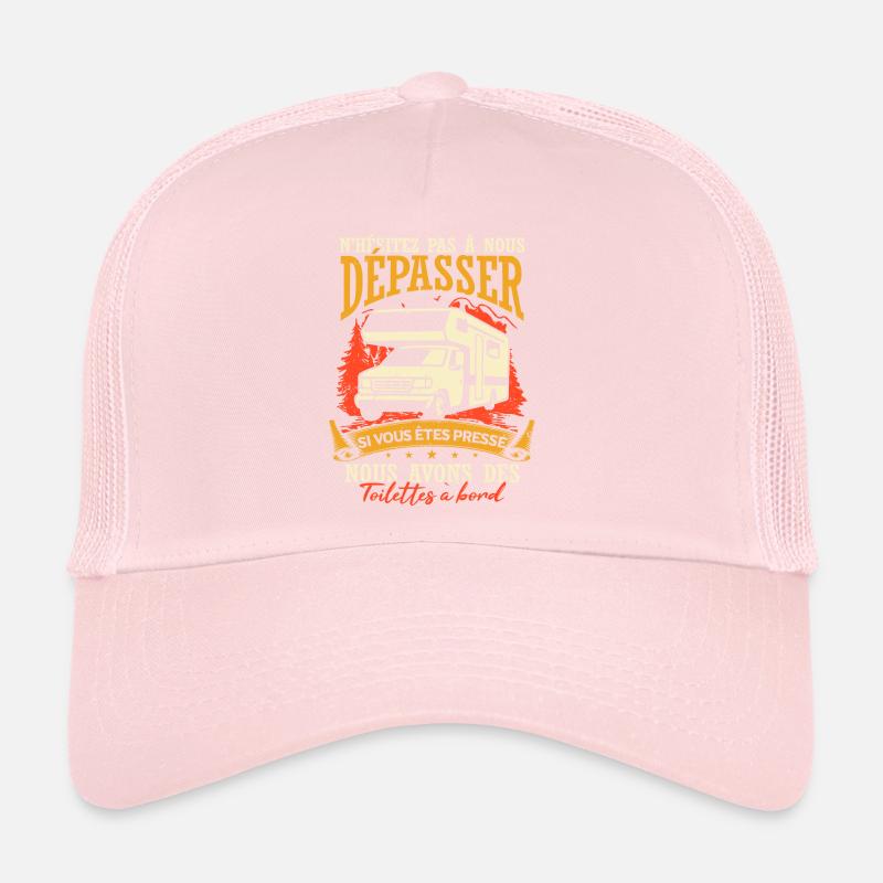 Drôle Camping-Car Humour Casquette trucker 