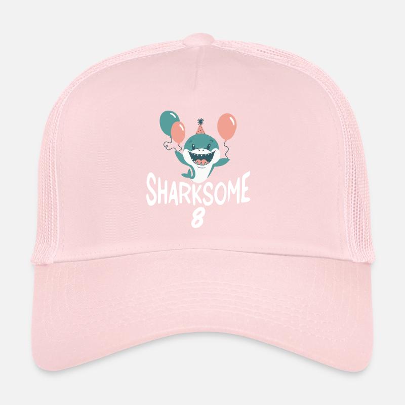 Shark Gift Shark Lover Trucker Cap