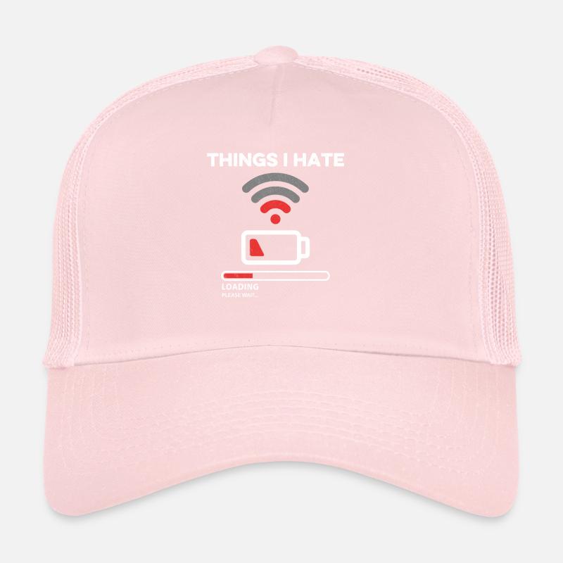 Things I Hate Funny Programmer Gamer Computer Nerd Trucker Cap