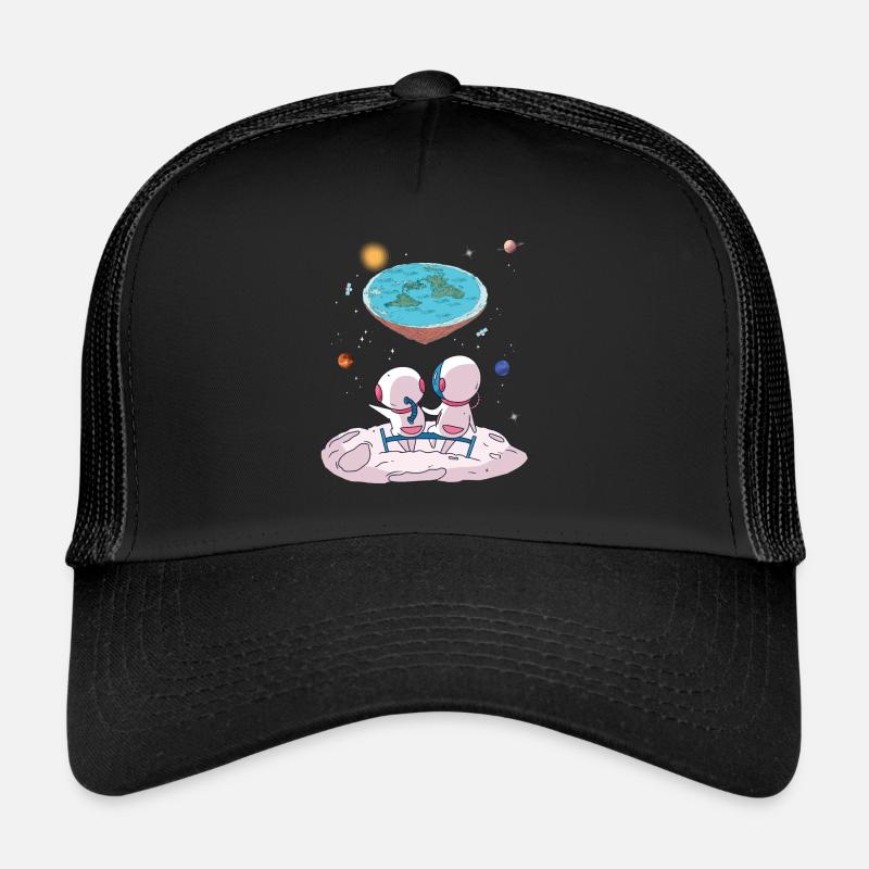 The earth is flat Trucker Cap