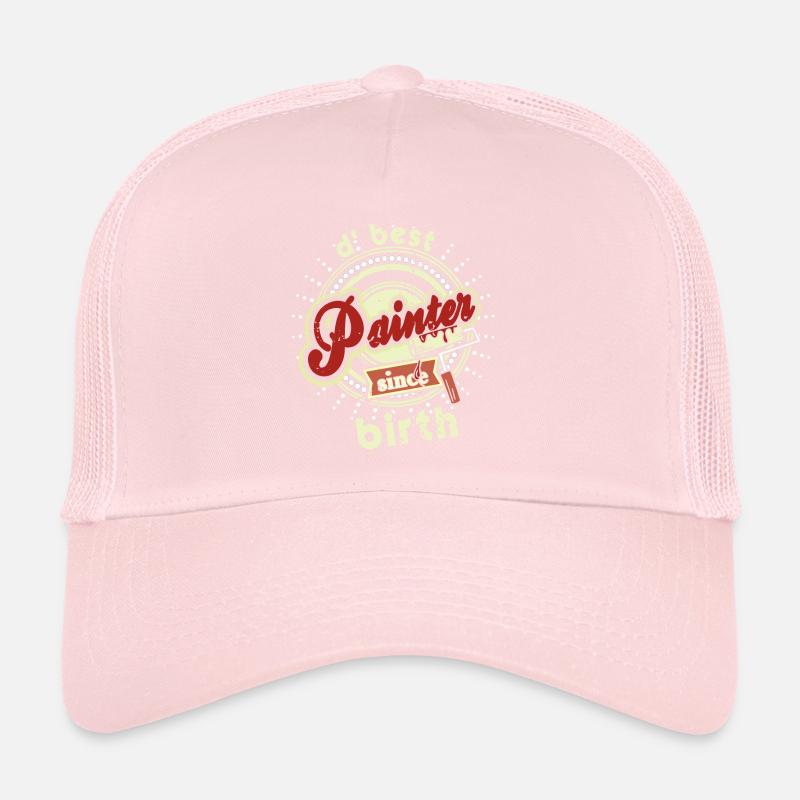 D' Best Painter Since Birth Retro Painter Designs Trucker Cap