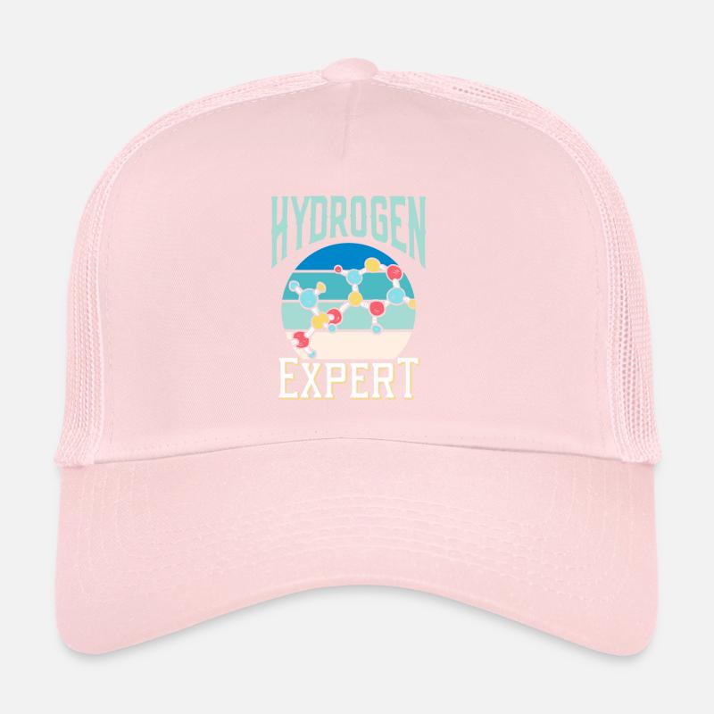 Expert en hydrogène Énergie des éléments hydrogène Casquette trucker 
