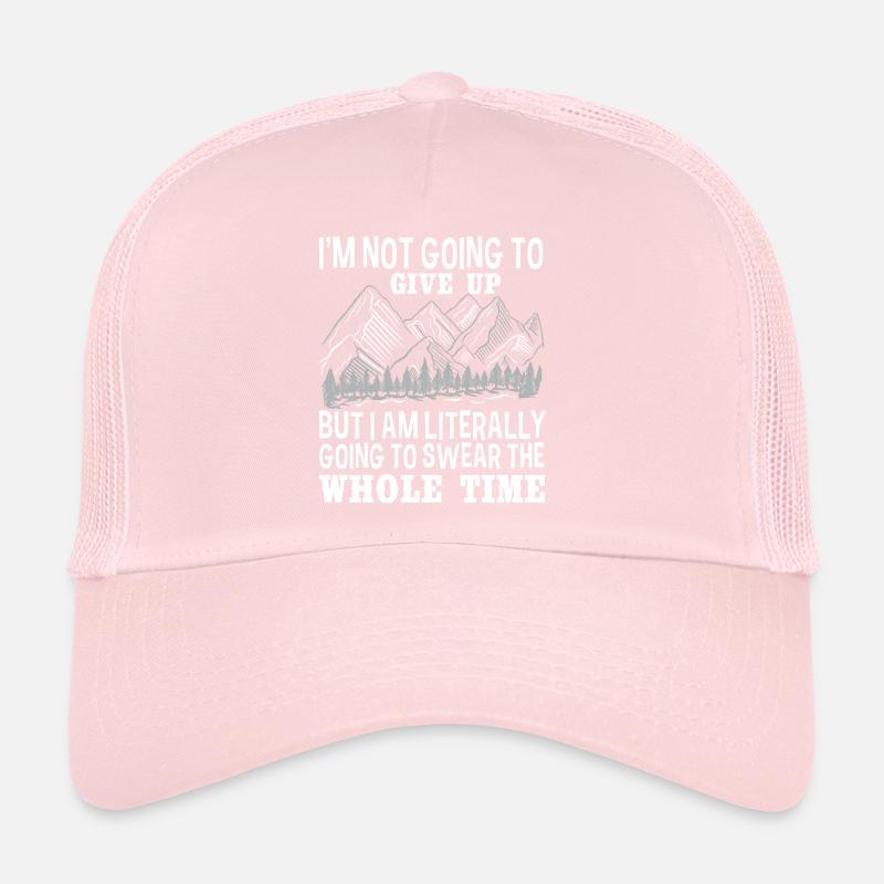 Déclaration cadeau de randonnée amusante Casquette trucker 