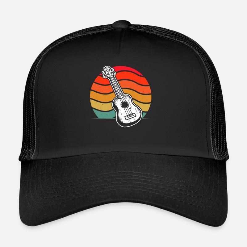 Ukulele Ukulele-Spieler Ukulelist - Trucker Cap - Schwarz/Schwarz