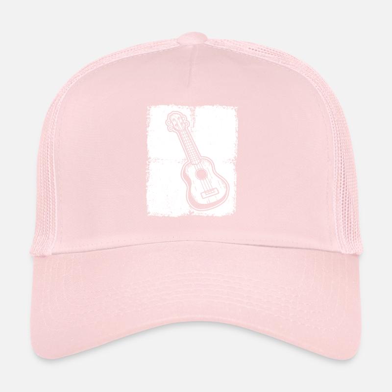 Ukulele Ukulele Player Ukulelist Trucker Cap